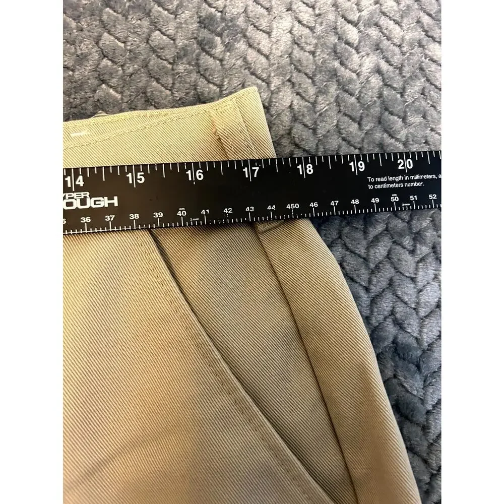 Red Kap Cargo Pants Mens 30 Beige Cotton Utility Pockets Comfort Mid Rise Preppy